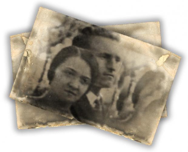 Роман Шухевич і його дружина Наталія (1930 рік)
