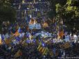 Майже півмільйона каталонців вийшли на протести проти дій іспанського уряду