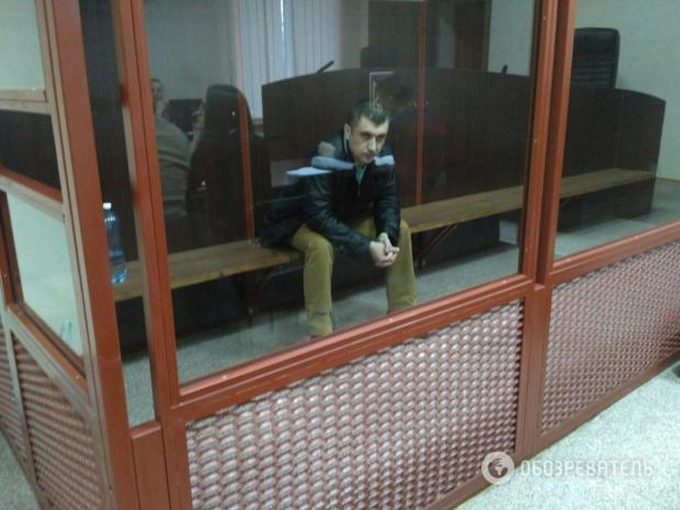Дмитро Россошанський під час судового засідання 27 грудня