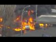 Жахлива ДТП у столиці: Згоріли чотири авто (фото, відео)