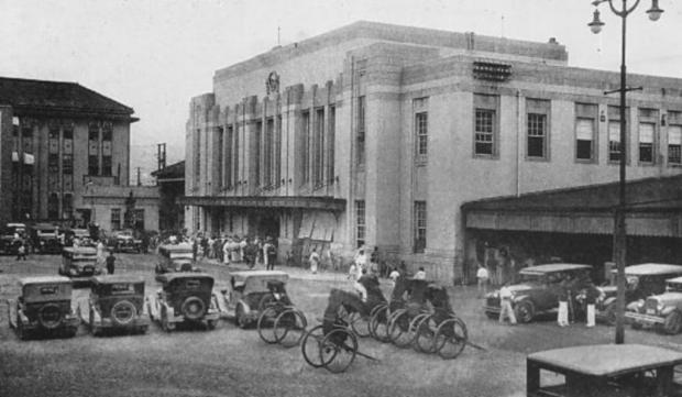 Залізничний вокзал Хіросіми в період з 1912 по 1945 рік