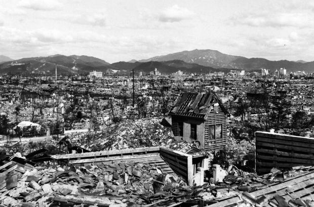 Хіросіма через місяць після ядерного бомбардування