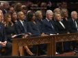 Президенти, королі та шоковано-розчулений електрик: Як відбувалася церемонія прощання з Джорджем Бушем-старшим (відео)