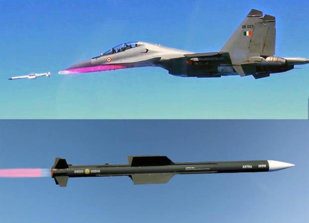Випробування індійської ракети «повітря-повітря» середньої дальності Astra MK-1. Пуск з винищувача Су-30МКІ у 2008 році