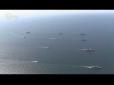 Sea Breeze-2019: Відео потужної ескадри бойових кораблів у Чорному морі вразило мережу