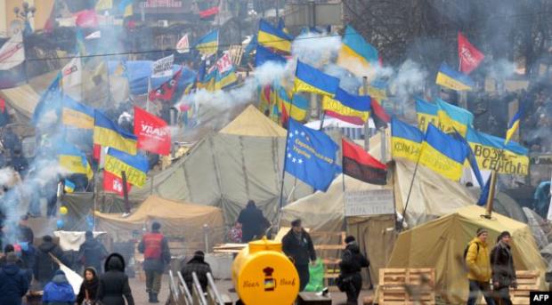 Революція гідності. Київ, майдан Незалежності, 20 грудня 2013 року