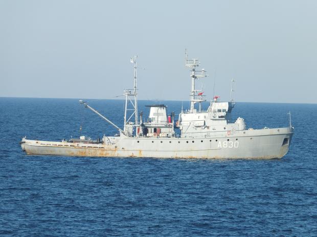 Морський буксир “Корець” під час переходу до Маріуполя у вересні 2018-го року