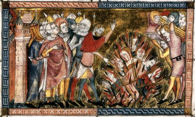 Сожжение евреев во время эпидемии чумы, 1349 год