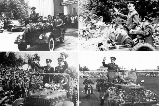 Першим службовим автомобілем Гагаріна став звичайний армійський ГАЗ-69