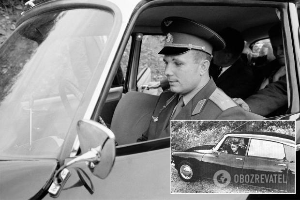 Під час візиту до Франції Гагарін оцінив гідності не тільки Matra, але і Citroen DS