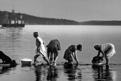 Прання білизни на Волзі в СРСР на початку 1980-х років