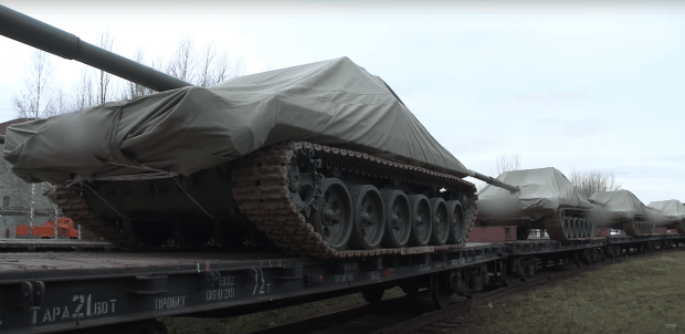 Партія танків Т-72Б3 від ВАТ «Уралвагонзавод» для Міноборони Росії. Листопад 2020. Фото: ВАТ «Уралвагонзавод»