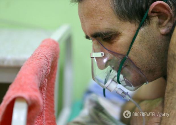 Пацієнтам доводиться дихати рятівним газом по черзі