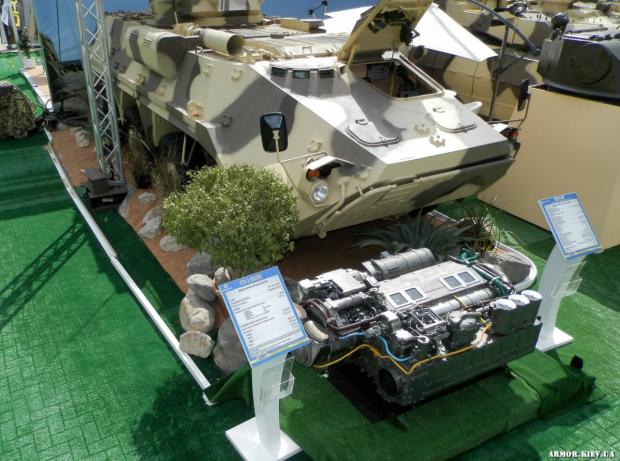 українська сторона декілька разів демонструвала на міжнародних виставках озброєнь (у Нижньому Тагілі у 2011 році, на IDEX 2013 у ОАЕ, а також на SOFEX 2016 у Йорданії) танковий багатопаливний двигун 6ТД-3, потужність якого становить 1500 к.с.
