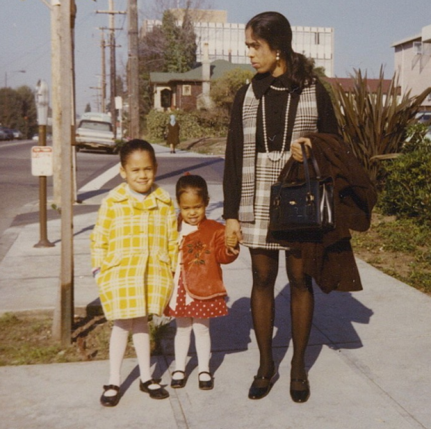 Камала Гарріс із мамою й сестрою